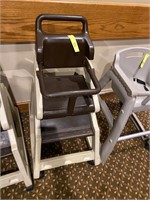Children's High Chair Booster Seat Brown