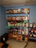 Assorted Seasonings & Spices on Shelf
