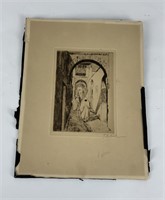Unknown Etching Possibly Morocco Signed