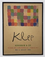 Poster for Klee Exhibition at Berggruen & Cie 1955