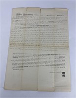 1844 Commonwealth of Virginia Land Indenture Deed