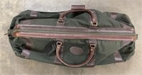 Orvis Leather and Canvas Rolling Luggage Bag 36"