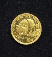1987 1/10 Gold Chinese Panda