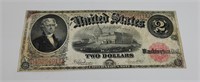 1917 $2 Bill Red Seal Jefferson