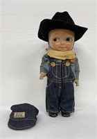 Antique Buddy Lee Denim Advertising Doll