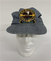 Vintage San Diego Short Line Railroad Stripe Hat