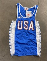 Vtg Olympics Team USA Kappa Track Jersey