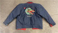 Vintage Kansai Yamamoto Denim Dragon Jacket