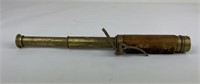 Antique Leather and Brass Frontier Spyglass