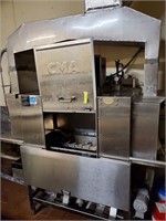 Deluxe CMA commercial dishwashing conveyor system