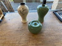 3 Pieces of Decorative Asian Pottery