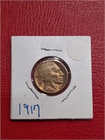 1917 Buffalo Nickel coin