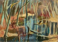 Henri Masson 20 x 24 oil on canvas, huile sur