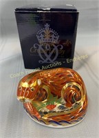 Royal Crown Derby otter with original box, 5"