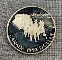 1992 Canada proof dollar épreuve