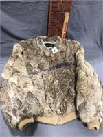 SHORT FUR JACKET, SIZE M