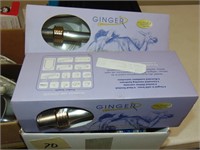 (2) Ginger bathroom fixtures