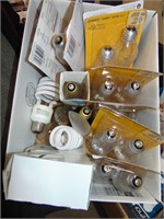 Box full of misc. light bulbs