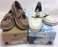 2 PR SPERRY TOPSIDERS MENS SHOES