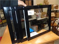 (4) Decorator Accent Mirrors