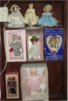 911 - LOT OF 8 VINTAGE COLLECTOR DOLLS