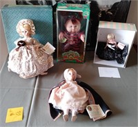 911 - LOT OF 4 COLLECTOR DOLLS (01)
