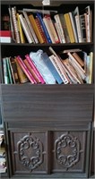 Large bookcase with pull down desk
