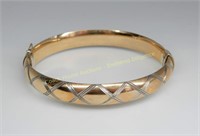 14K Gold plated sterling silver bracelet