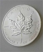 2011 Canada 1oz Fine Silver $5 Coin NO TAX