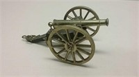 Decorative Miniature Brass Cannon