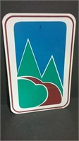 Scenic Route Metal Sign 12x18"