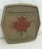 Molson Canadian Wooden Advertising Sign