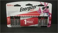 Sealed Energizer Max AAA Batteries 16 Total