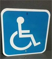 Wheelchair Metal Sign