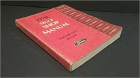 1970 Ford Truck Shop Manual Book