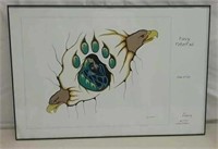 Signed Print By Fancy Peter Paul "Claw Of Life"