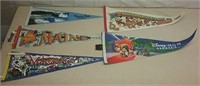 Pennant Flags Incl Mickey Mouse & Flinstones