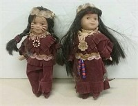 Two Native Dolls