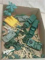 Lot Of Military Figures & Vehicles