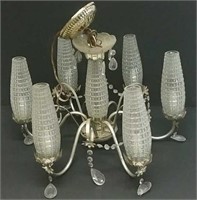 Chandelier with 8" Glass Shades