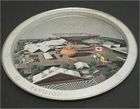 Expo 67 Pavilion Of Canada Metal Tray