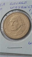 US George Washington Dollar Coin 1st President