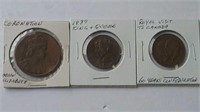 Three Royalty Medallions 1927,1939 & 1953