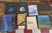 7 books aviation airplanes Time Life 1929-1979