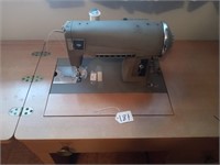 Kenmore vintage sewing machine and table