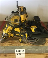 Lot of DEWALT Power Tools