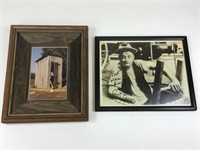 Signed Art Carney Framed Photo & More