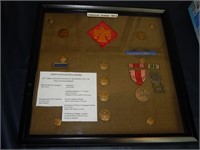 Medal Ribbon & Button Set - Unknown Soldier WWII