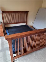 Thomasville queen bed lift not included