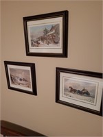 Set of three prints